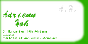 adrienn hoh business card